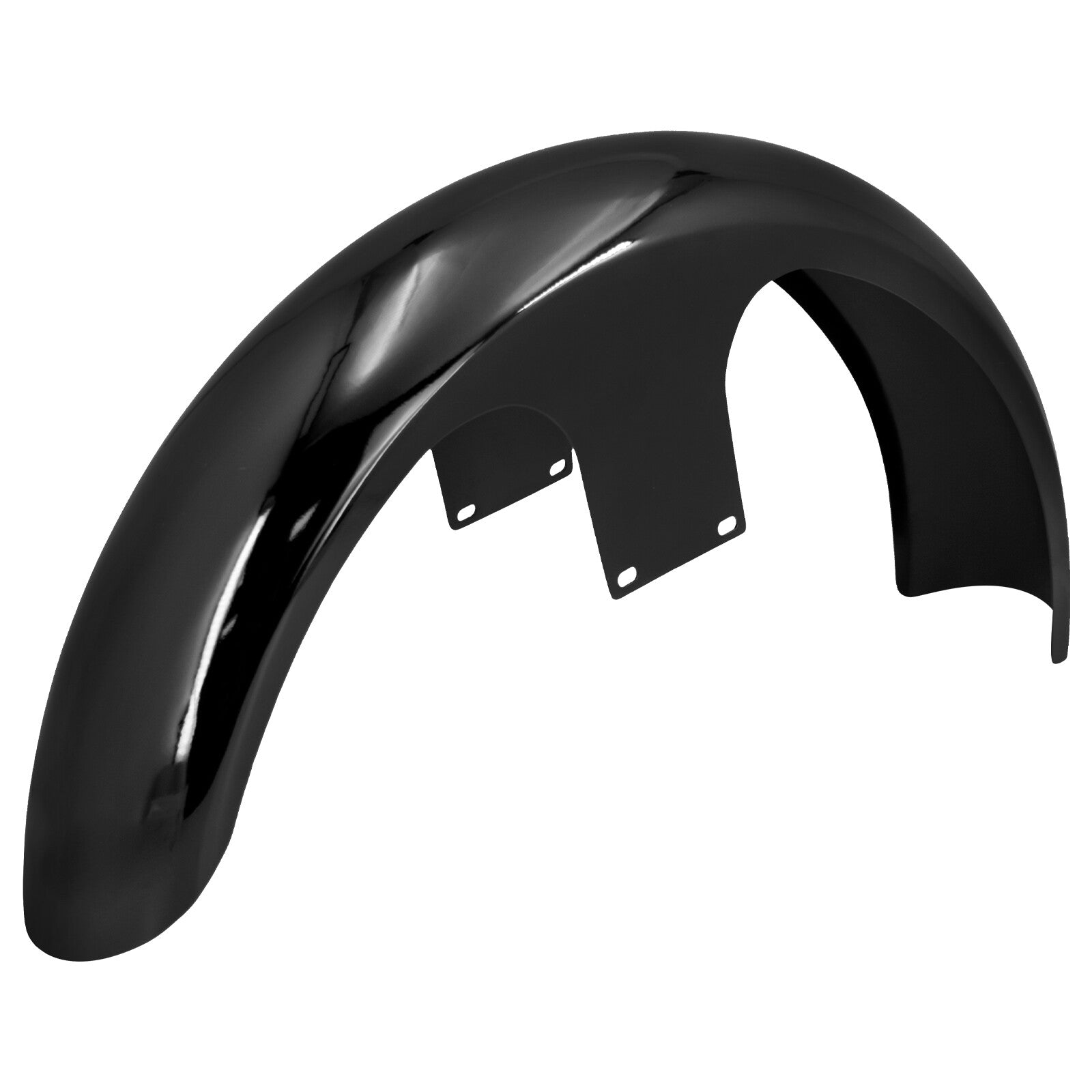 ya 5 8.7 Gloss Black 120/23 Wrap Front Fender for Harley Touring Road Electra Glide 96-23