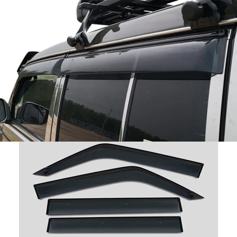 ya 4 6.17 for Mitsubishi for Pajero V31 V32 V33 Black Window Visor Sun Rain Deflector Guard 4x