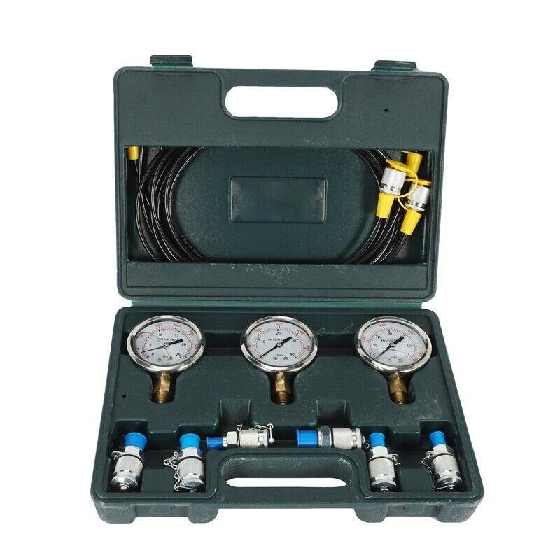 Hydraulic Pressure Guage Excavator Hydraulic Pressure Test Kit Pressure Test