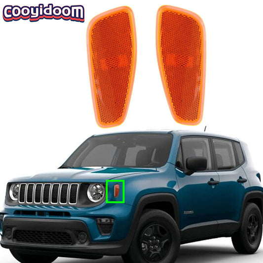 ya 12 5.22.2 LH&RH front Side Marker Lights Width Lamp for Jeep Renegade 2015-2021