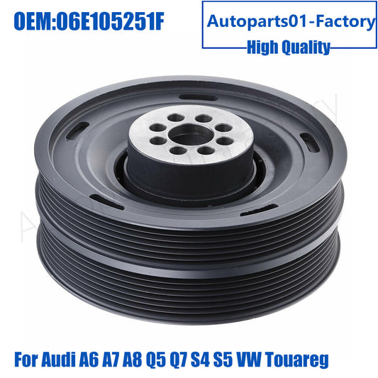 ya 4 6.22 06E105251F Engine Harmonic Balancer for Audi A6 A7 A8 Q5 Q7 S4 S5 for VW Touareg