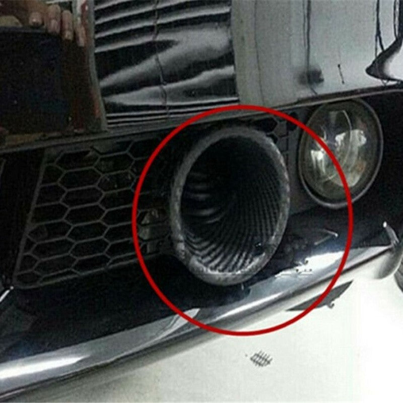 ya 1 8.5.4 Carbon fiber front bumper turbo intake pipe turbo funnel parts set 