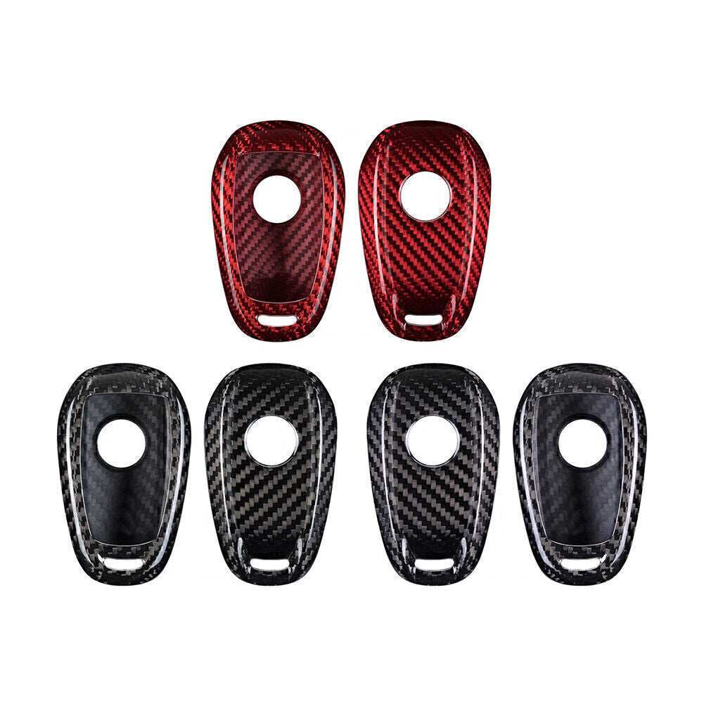 ya 5 8.7 for Smart Remote Key Fob Shell Cover Case Carbon Fiber for Alfa Romeo Stelvio Car