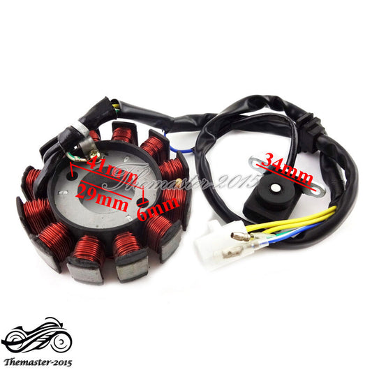 ya 1 7.8 Magneto Ignition Stator Coil 12 Poles For GY6 125cc 150cc Moped Scooter ATV Quad
