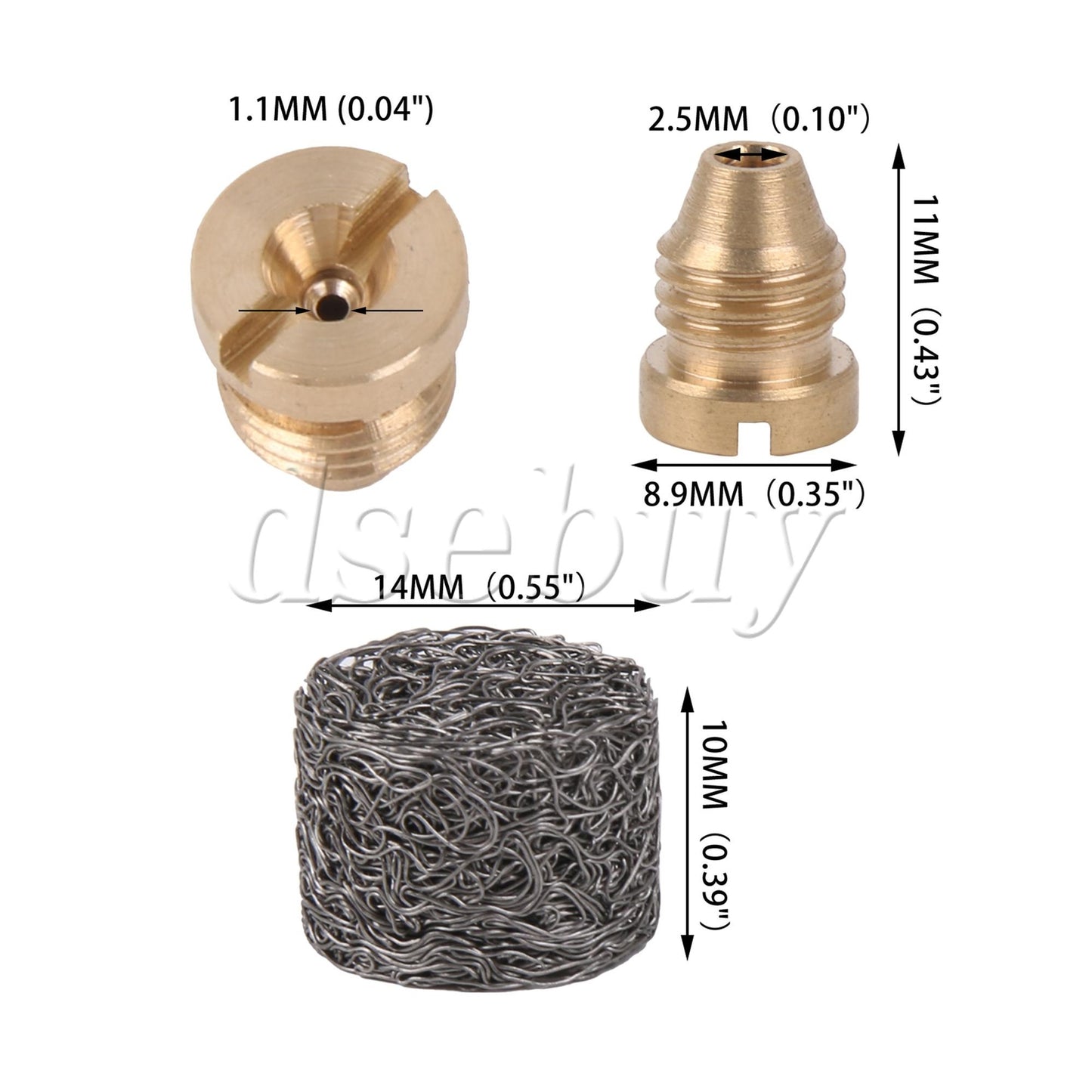 ya 26 5x Foam Filter & 5x Nozzle for Vehicle Chassis, Car Chassis Car Rims