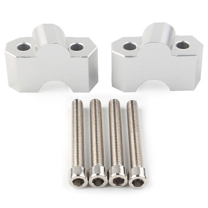 ya 5 8.7 Handlebar Riser Clamp Fit for Kawasaki Z750 2004-12 Z1000 2003-16 Chrome Motorcycle