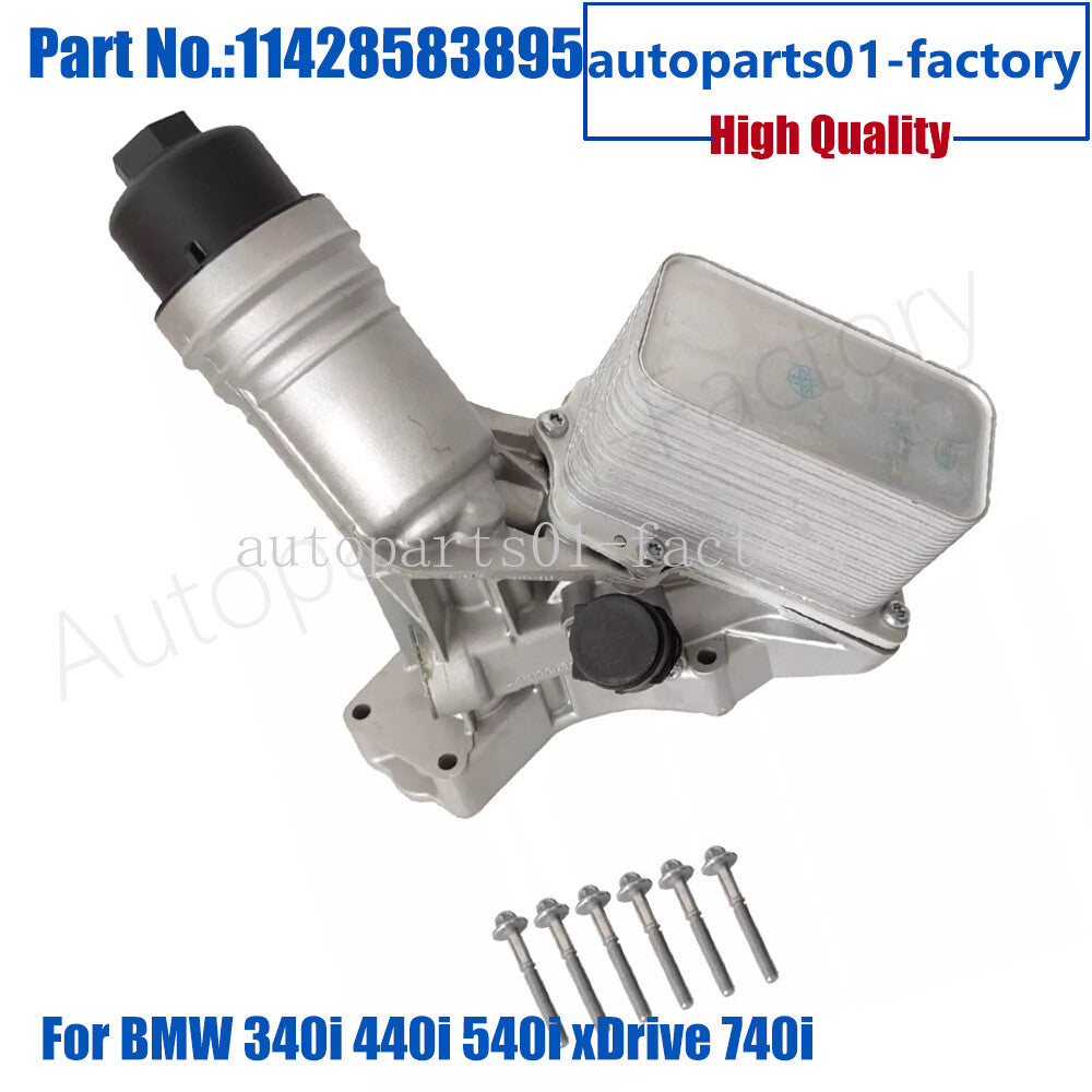 ya 5 8.7 Alu for Mini um Engine Oil Cooler Assembly Fits for BMW 340i 440i 540i xDrive 740i