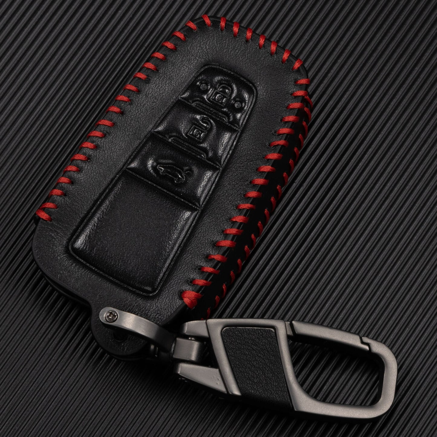 ya 5 8.7 PU Leather Car Flip Key Fob Ring Case Cover for Toyota for Camry for COROLLA CHR Prado