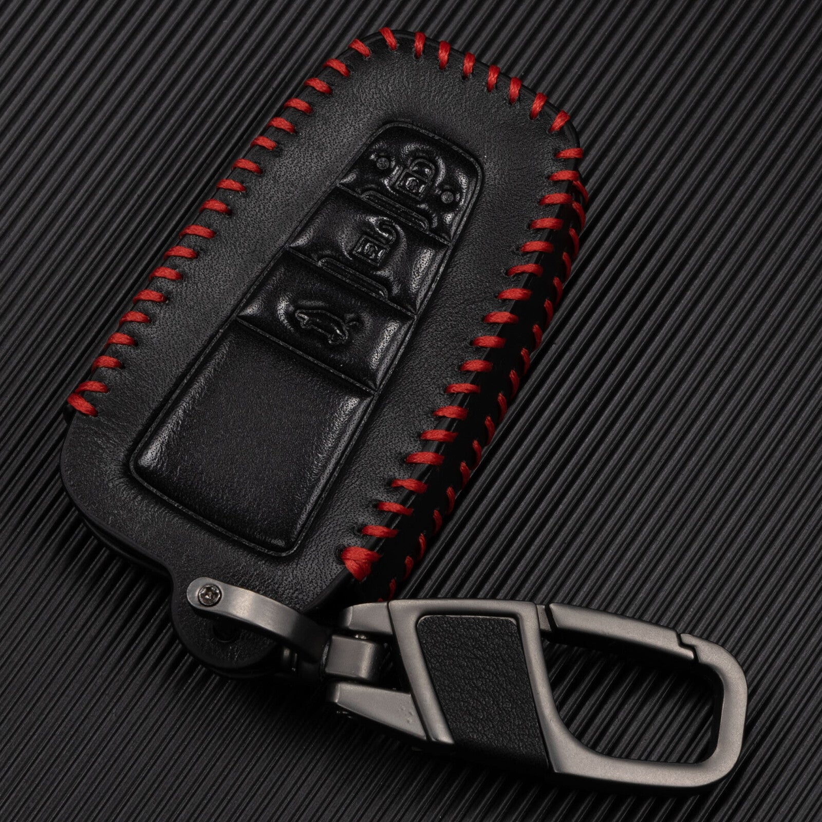 ya 5 8.7 PU Leather Car Flip Key Fob Ring Case Cover for Toyota for Camry for COROLLA CHR Prado