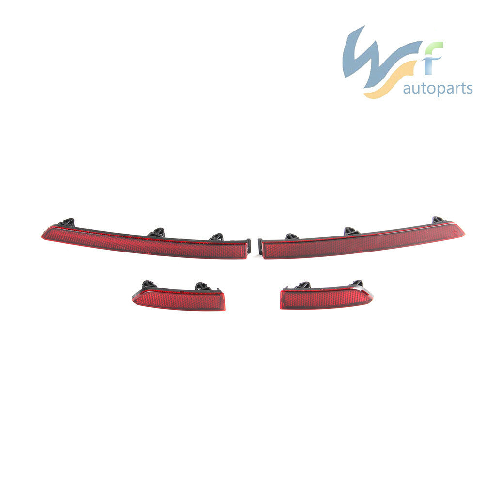 ya 4 6.21 4Pcs Rear Bumper Reflector Right&Left Outside&Inside for VW for Tiguan 5NA945104
