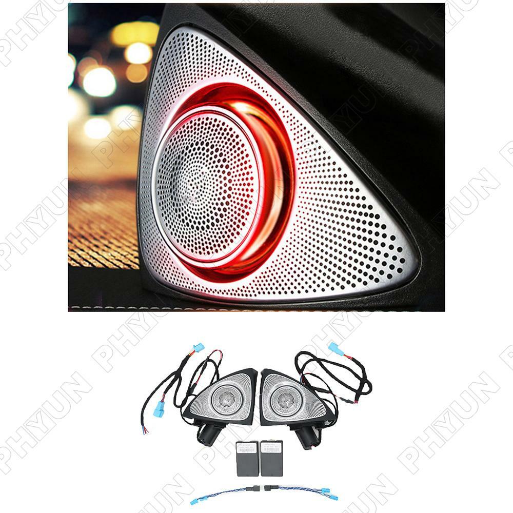 ya 5 8.7 64Color 3D Rotation Speaker Tweeter for Mercedes W213 W222 W205 X253 E/S/C Class