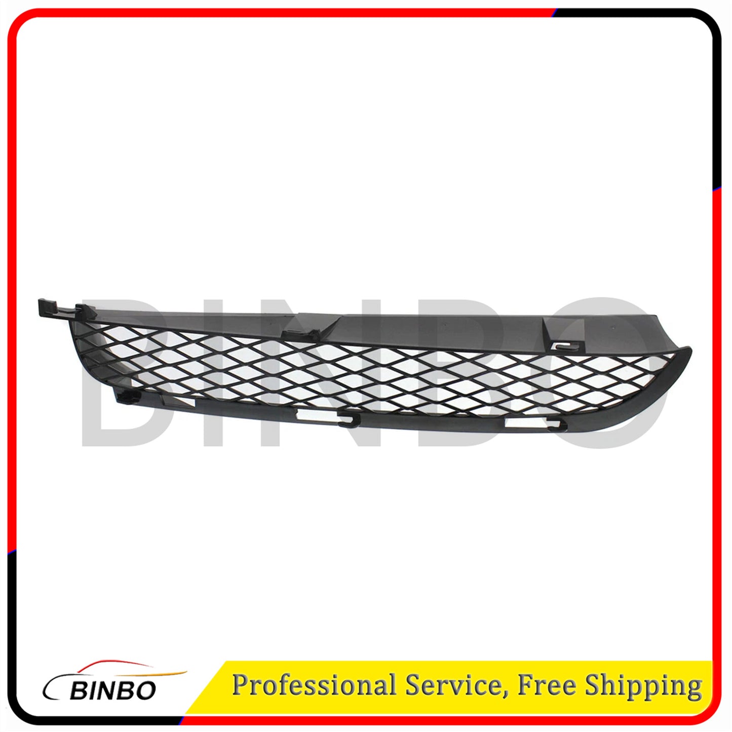 ya 27 6.18.2 NEW Bumper Grille For 2004-2006 for BMW for X5 Passenger Side Black Plastic