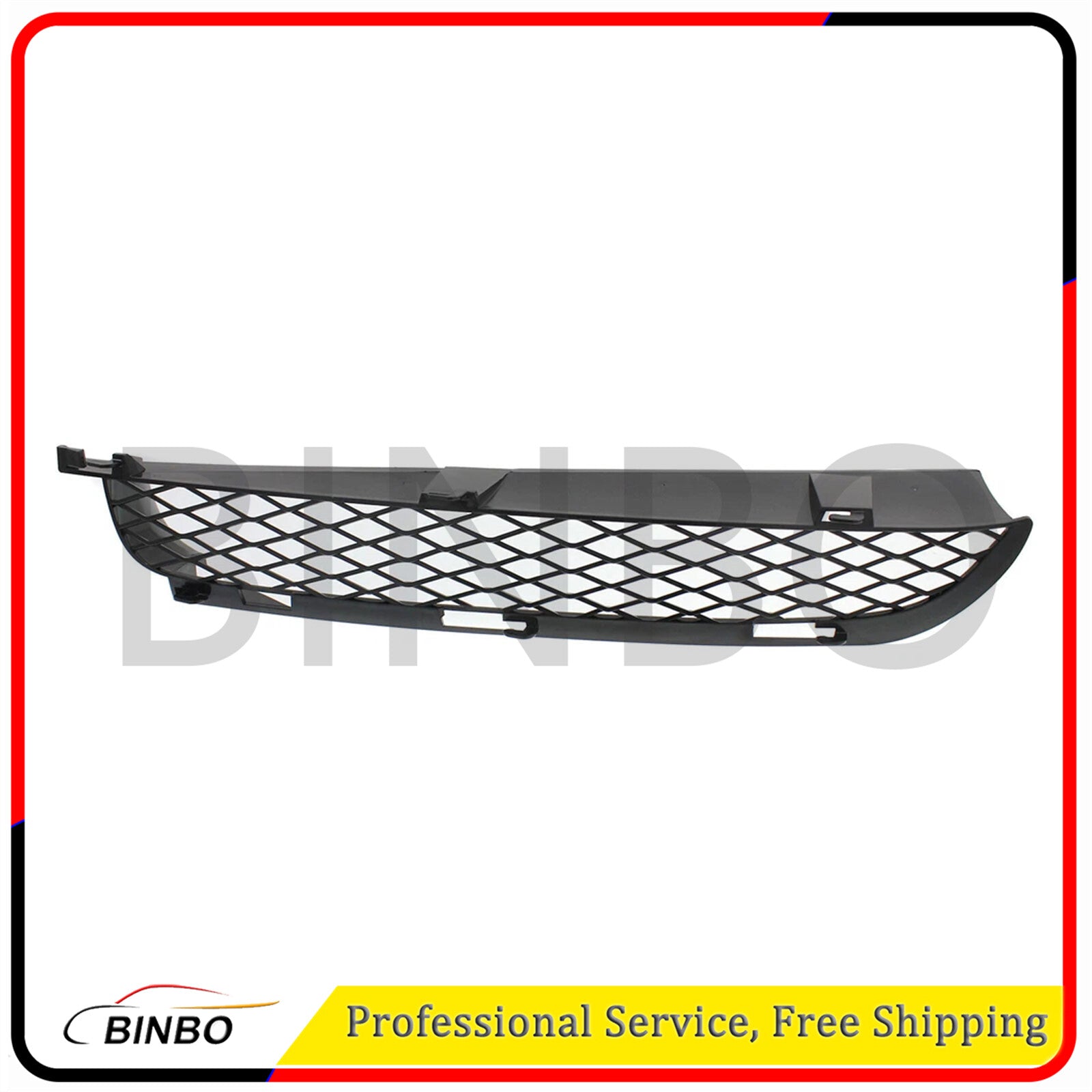 ya 27 6.18.2 NEW Bumper Grille For 2004-2006 for BMW for X5 Passenger Side Black Plastic