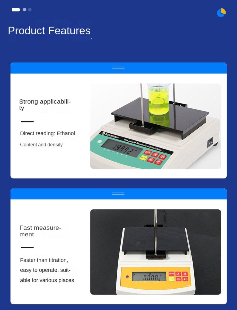 ya 26 AR-120ET NEW Design Digital Displaying Dit Reading Density Meter for Liquids