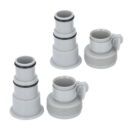 ya 14 4PCS Set Pool Hose Adapter Set PVC Threaded Clamp Type Pool Pump Hose