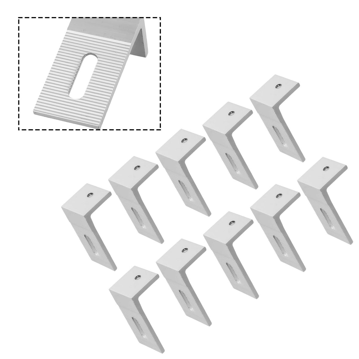 ya 15 10.20 1/4/10X 90 Degree Solar Panel Mounting L Bracket/For RV Boat Off Grid Roof