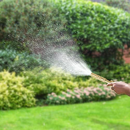 ya 14 Adjustable Garden Hose Nozzle in Heavy Duty Brass for Efficient Water Flow