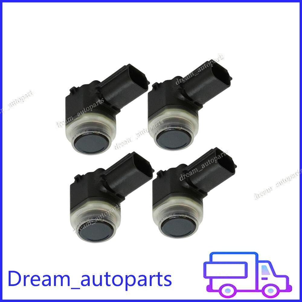 ya 4 6.21 Pack of 4 PDC Parking Sensors Black Fits for Ford F1CT-15K859-AA F1CT15K859AA