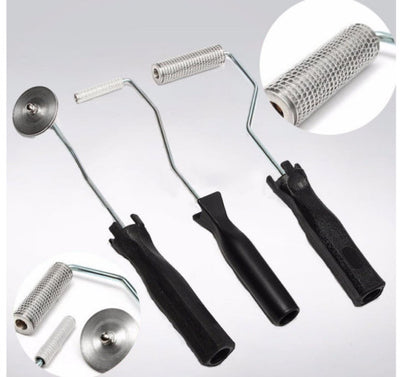 ya 14 3Pcs/set Fiberglass Roller Set Bubble Pa le Tool Lami ting Roller Kit