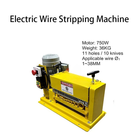 Blade-type Wire Stripper for Removing Plastic and Rubber From Wires