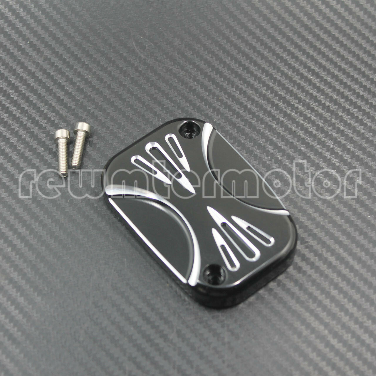 ya 4 6.17.2 Left CNC Brake Master Front Cylinder Cover Cap Fit for Harley Touring CVO VRSCD