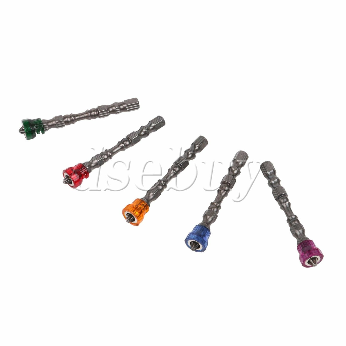 ya 26 5Pieces 1/4 Drywall L65xD9mm Magnetic Screwdriver Bit Hex Shank