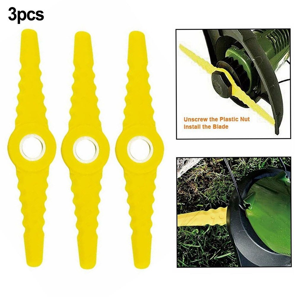 ya 17 Blade 3 Pcs Accessories Easy To Install Electric Trimmer/Edger Plastic