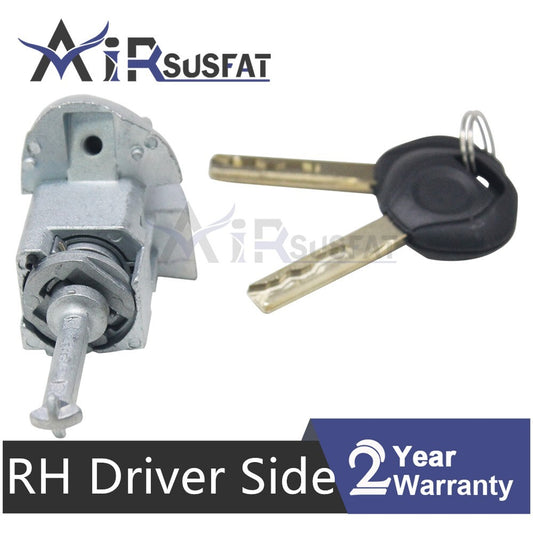 ya 1 8.5.1 RH Driver Side Door Lock Cylinder Barrel 2 Keys for E46 3 1998-2007