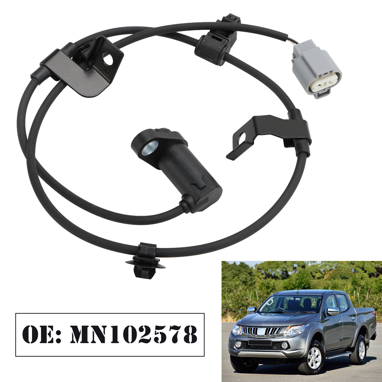 ya 1 8.5.1 ABS Wheel Speed Sensor Rear Right For L200 2.5DID B40 MN102578 U1