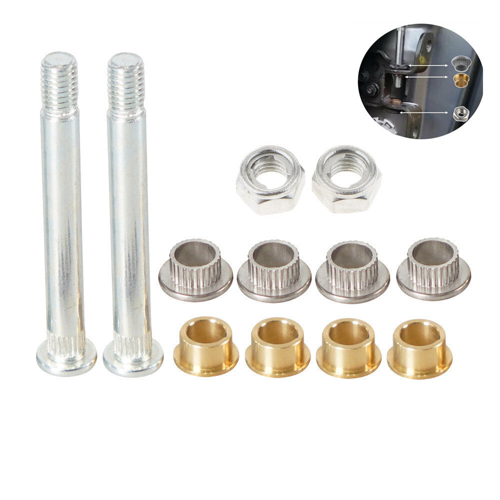 ya 11 6.6 2 Sets Car Door Hinge Pin with Bushing Repair Kit for Ford for Mustang 1994-2004 New