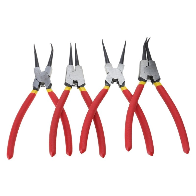 ya 25 4Pcs Circlip Pliers Needle Nose Pliers Retaining Rings Pliers for Removing