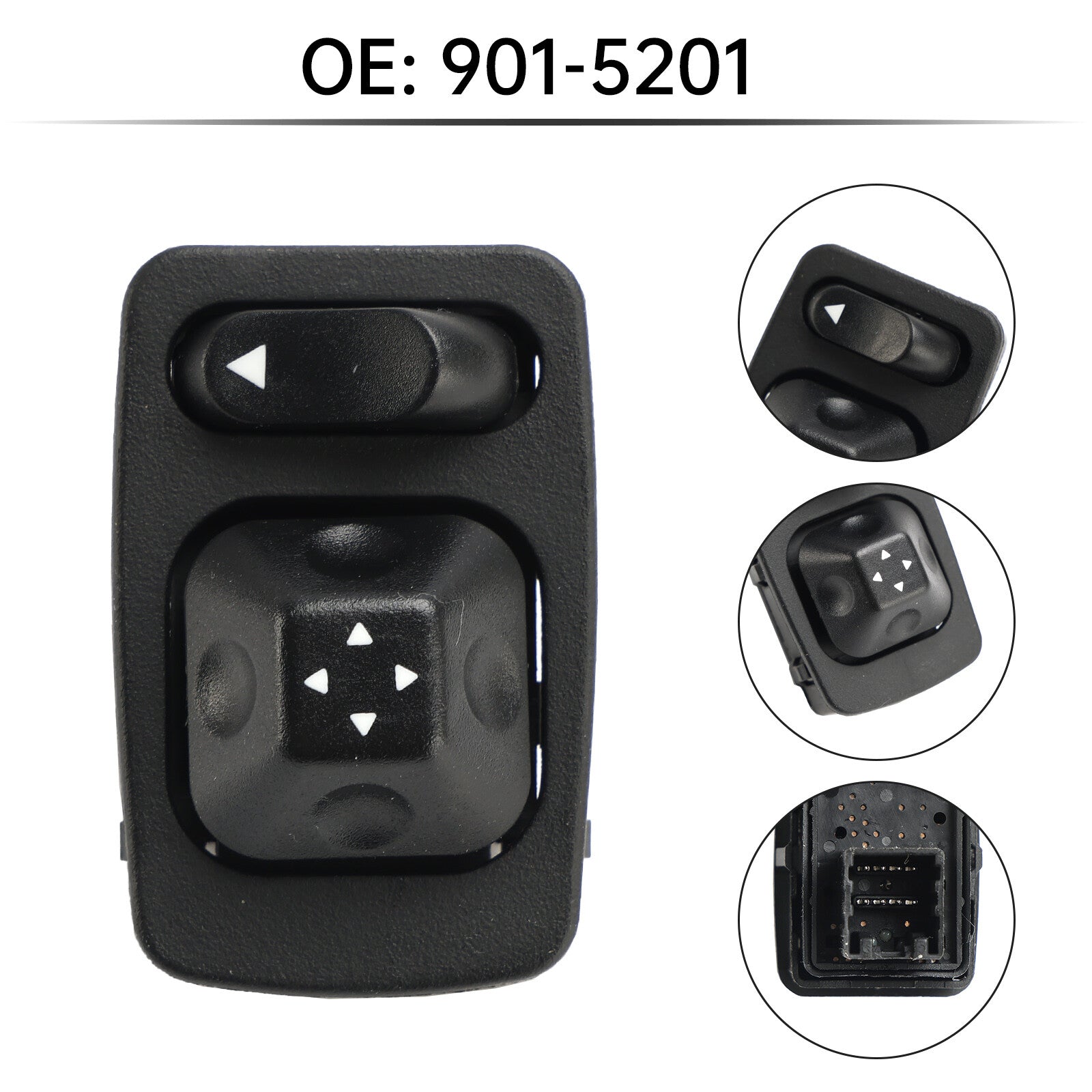 ya 1 8.5.3 Power Mirror Switch for Freightliner FLC Century 03-09 34103PF 901-5201