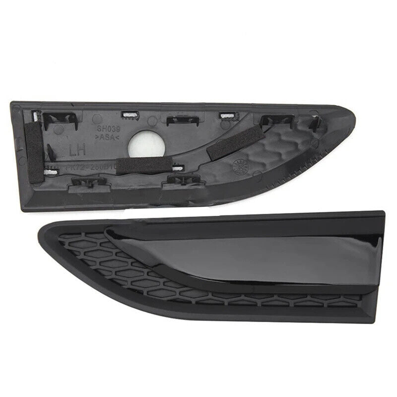 A pair of Fender ventilation grilles black Louver for Land Rover Discovery Sport 2015-21-