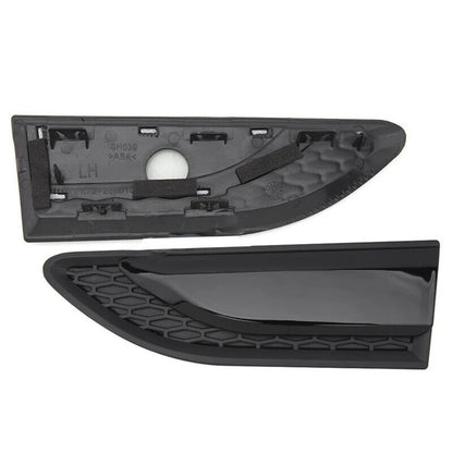 A pair of Fender ventilation grilles black Louver for Land Rover Discovery Sport 2015-21-