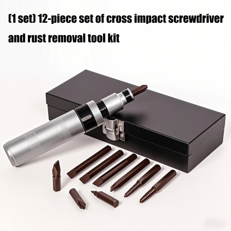 ya 26 Professio l 12Piece Screw Extraction Set Corrosion Resistant Impact Driver Tool