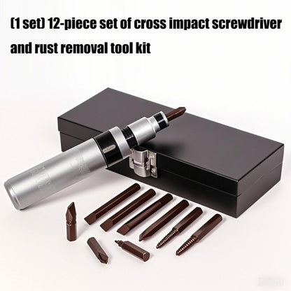 ya 26 Professio l 12Piece Screw Extraction Set Corrosion Resistant Impact Driver Tool