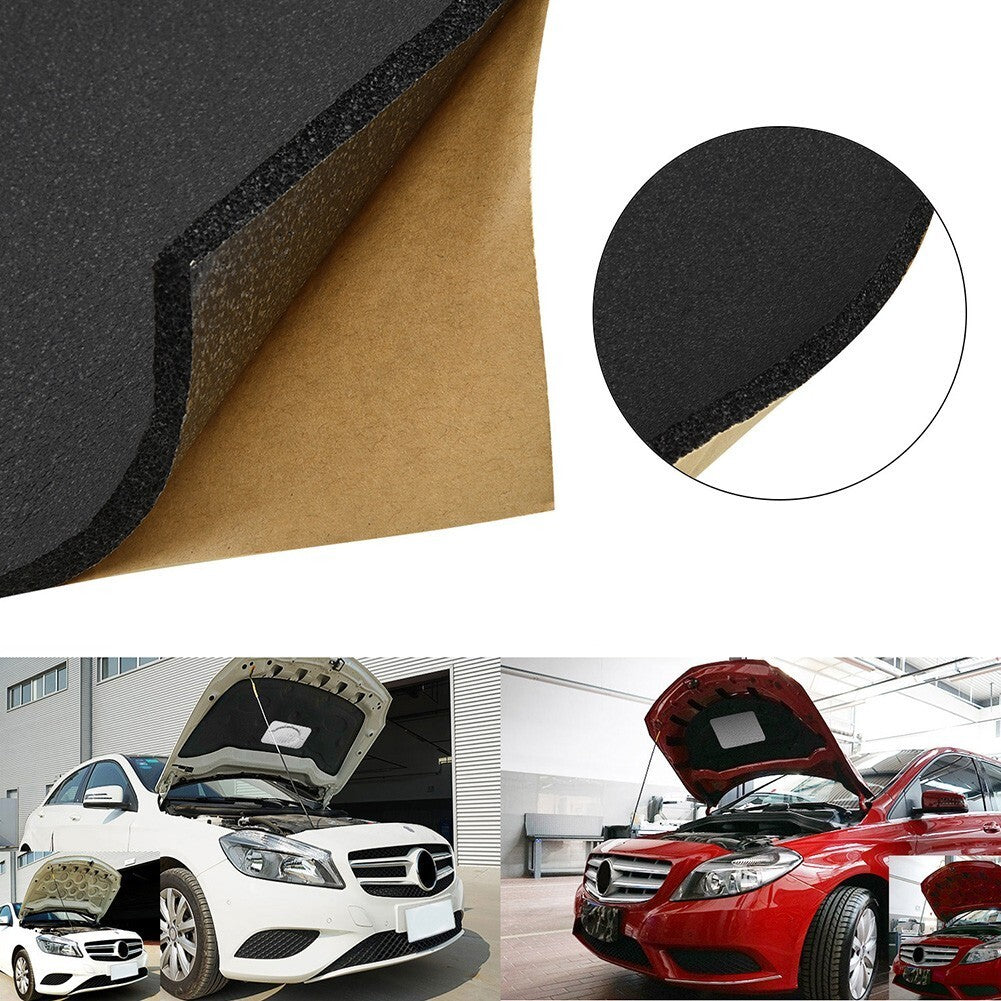 ya 5 8.7 Car Heat Insulation Foam Sound Deadening Mat 11.8X19.7 Firewall Waterproof