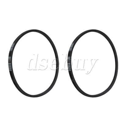 ya 26 4 Pieces Black Washer Drive Belts Replacement for WP27001007VP 37820 28.54 