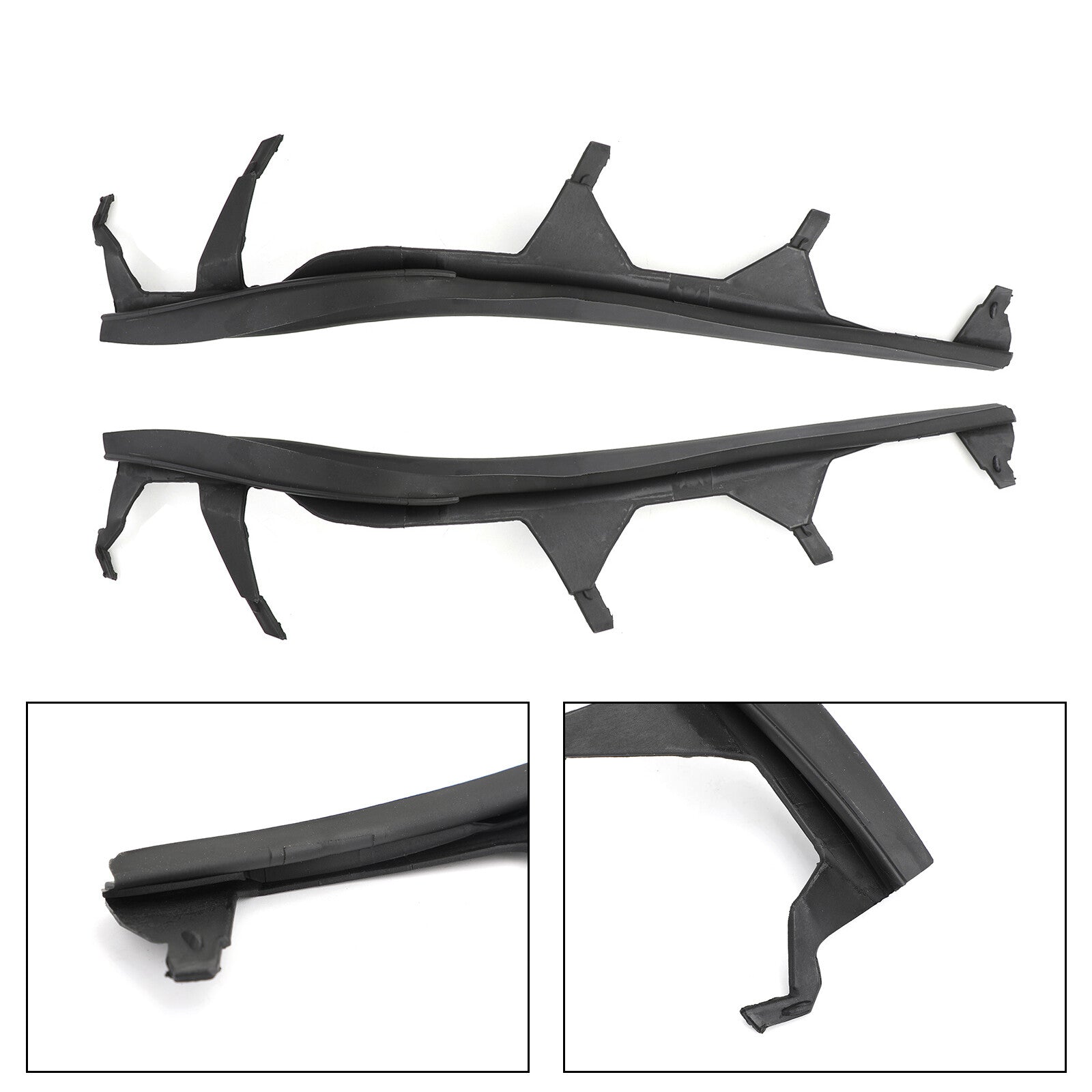 ya 1 8.5.1 Set of Left & Right Upper Headlight Cover Strips Pair Fit E46 325i 02-05 U1