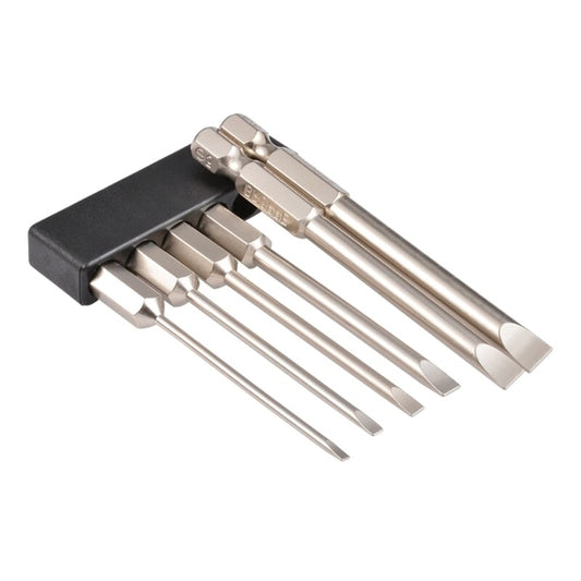 ya 26 6Pcs Shank Slotted Tip Screwdriver Bits Set for Laptop, Watch Repair