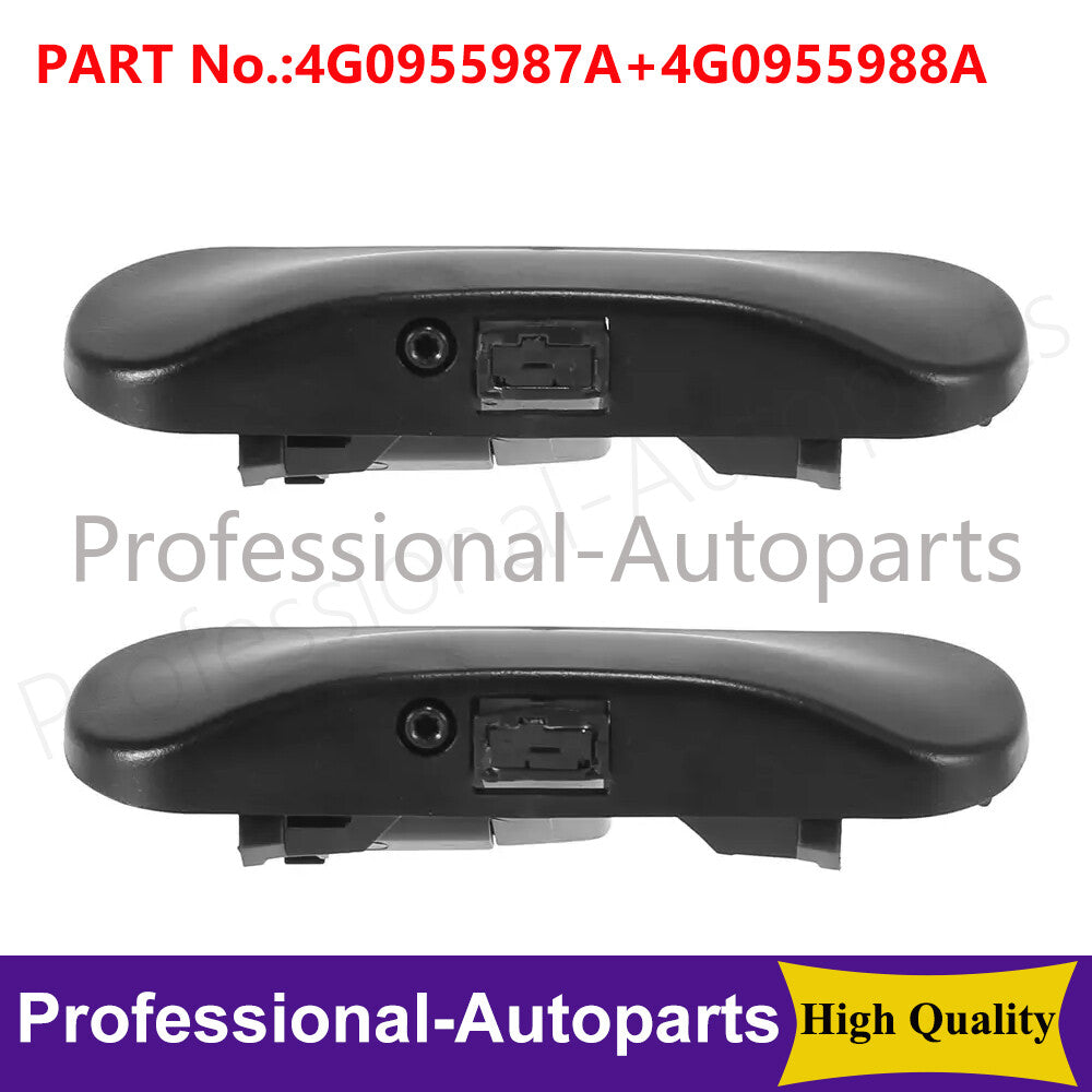 ya 5 8.7 1Pair Left&Right Windscreen Washer Nozzles Spray Jet Fit for Audi A6 C7 11-2018