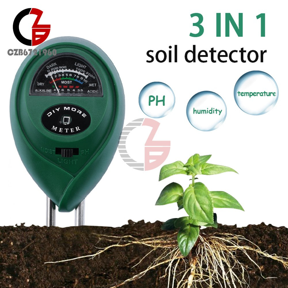 ya 26 3 in1 Soil PH Water Moisture Light Detor PH Tester Meter For Garden Plant New