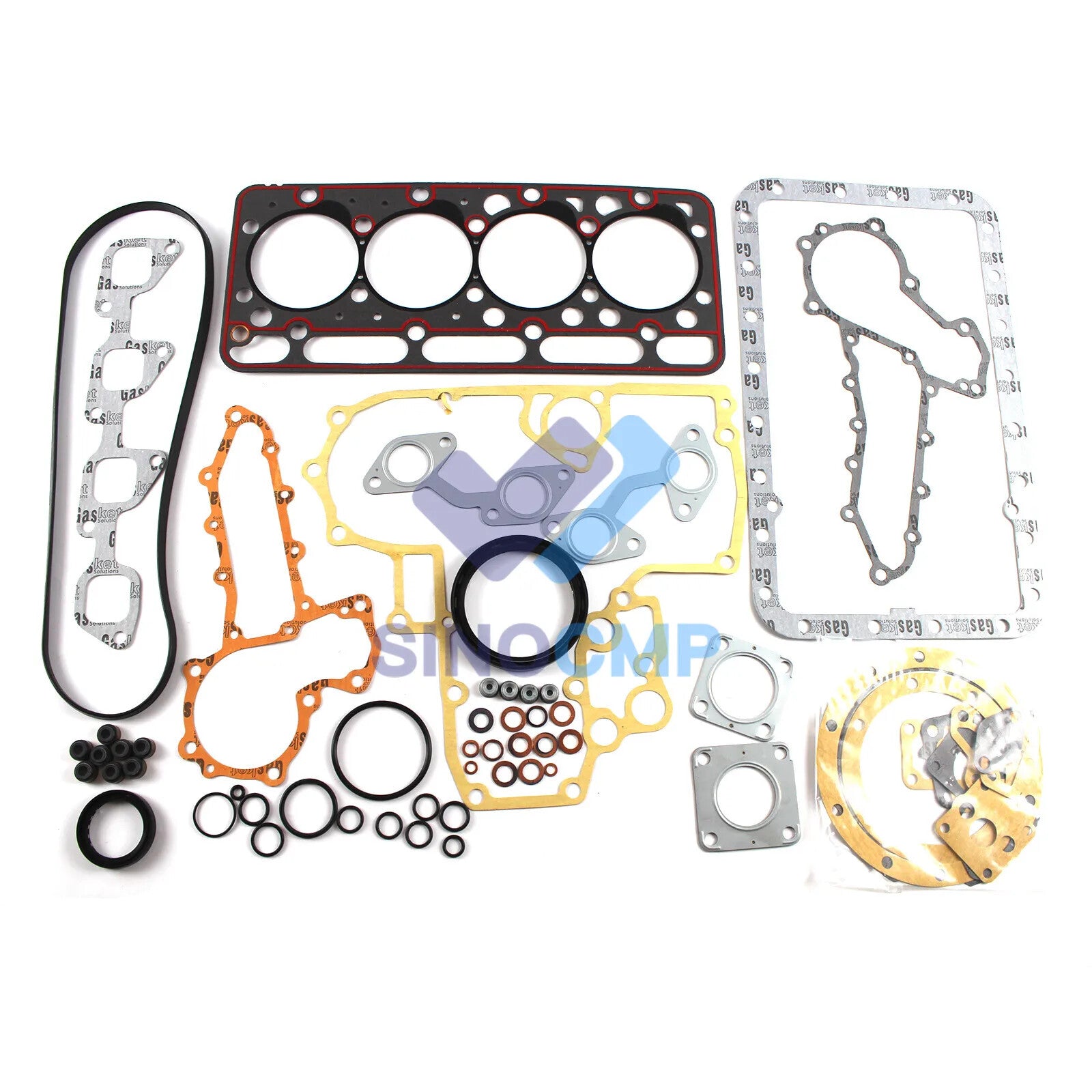 ya 9 6.5.3 V2203 V2203B V2203T Full Engine Gasket Set Steer Loader Case Track for Kubota