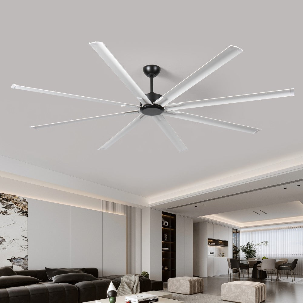 ya 28 Ceiling Fan 96 w/Light Remote Control Quiet Reversible DC Motor 6 Speed 8 Blade