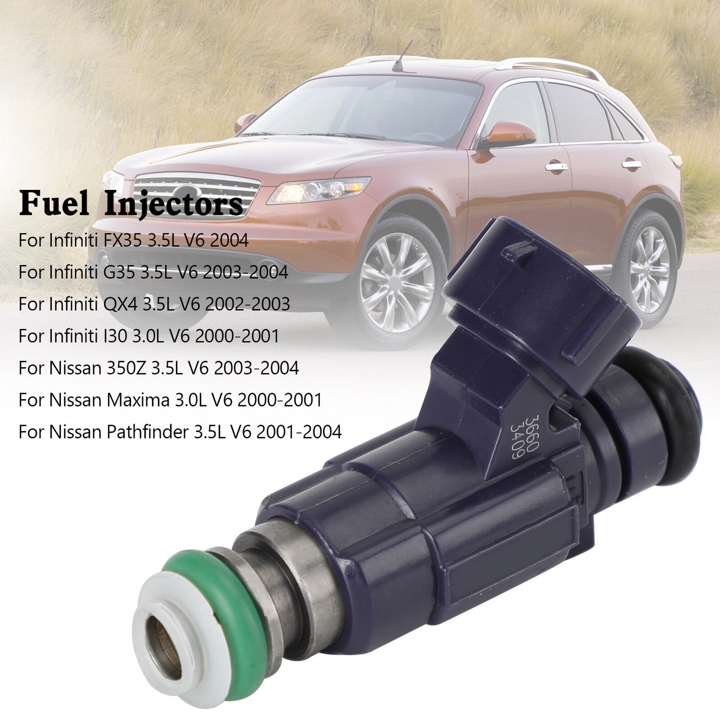 ya 1 8.5.1 1PCS Fuel Injector FBJC100 for 350Z 2003-04 for Infiniti G35 2003-2004