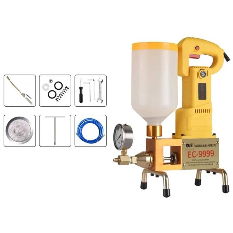 ya 26 EC9999 High Pressure Waterproof Grouting Machine 1100W Injection Pump Epoxy