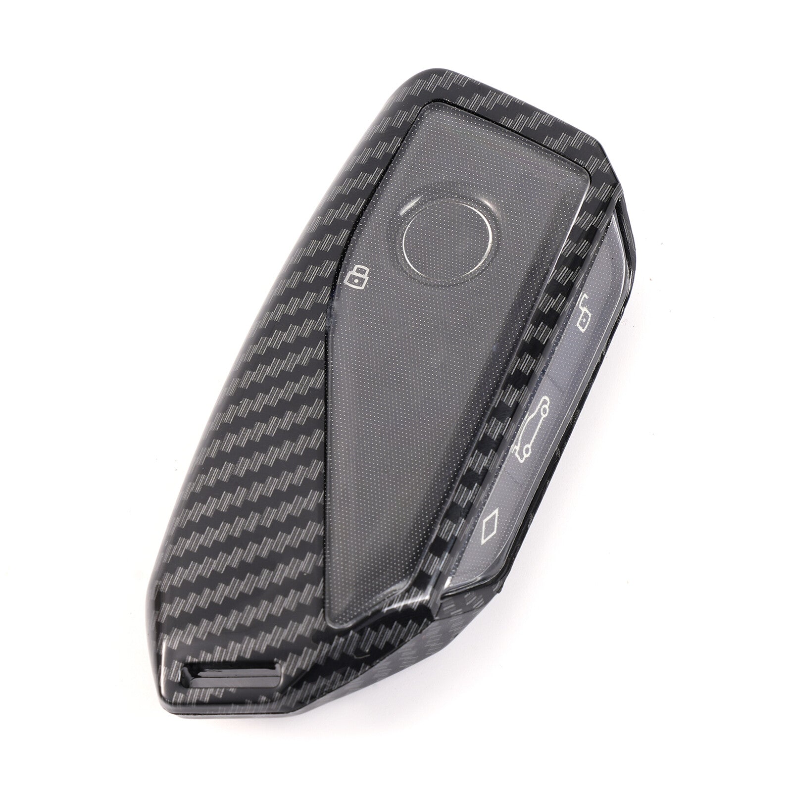 ya 5 8.7 Carbon Fiber Style Remote Key Fob Cover Case Fit for BMW 3 5 7 Series X1 X2 X5
