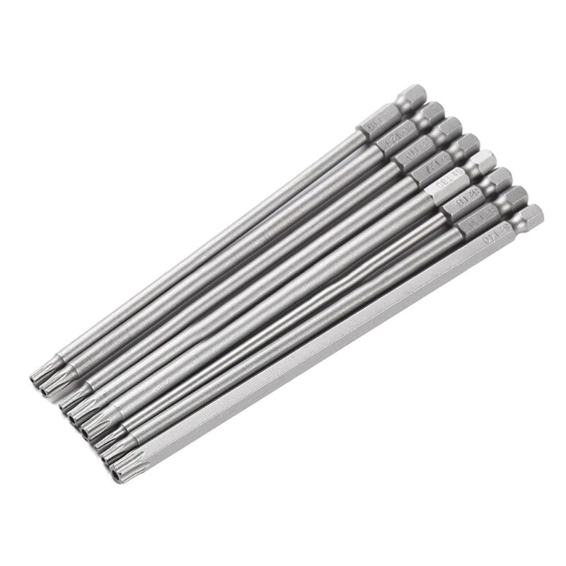 ya 26 Multipurpose 8Piece Security Torx Head Screwdriver Bit Set,150mm/5.91inch Length