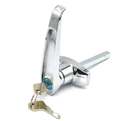 ya 14 Zinc alloy door handle lock silver for rainproof cabinet and garage door access