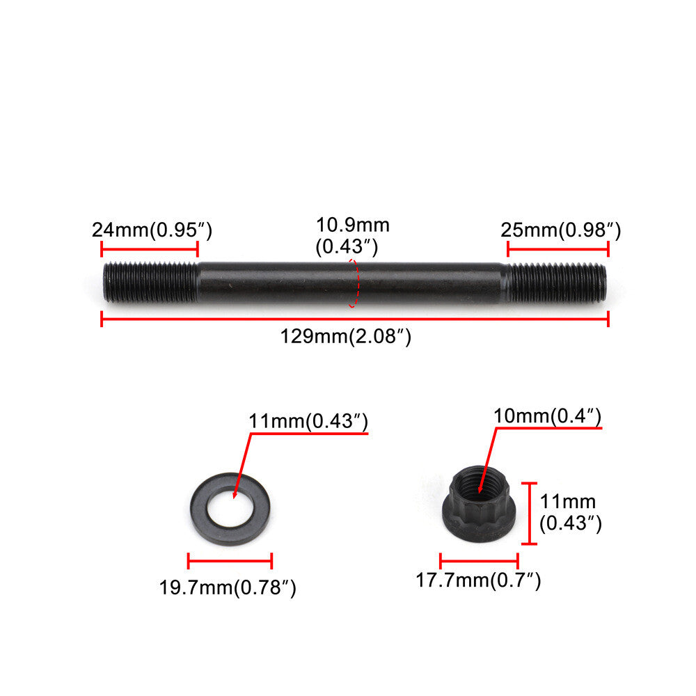 ya 5 8.7 202-4301 Cylinder Head Stud Kit for Nissan RB25 RB25DET 2.5L RB20 RB20DET 2.0L